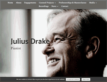 Tablet Screenshot of juliusdrake.com